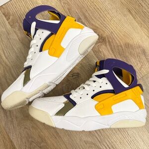 Nike Kids Sneakers White Purple Yellow